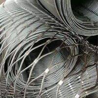 Filet de sécurité en treillis métallique en acier inoxydable de haute qualité, durable et flexible, pour clôture de zoo, volière et applications architecturales