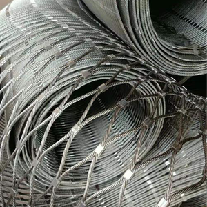 Filet de sécurité en acier inoxydable de haute qualité, durable, flexible, pour clôture de zoo, volière d'oiseaux, décoration architecturale - Product Image 1