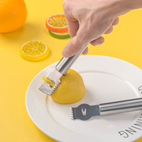 Fruit- en groenteschiller van roestvrij staal, citroenschiller, rasp, kaasschaafmes, pomelo- en sinaasappelschiller