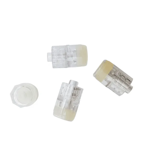 Tapón de Inyección Estéril Desechable Médico, Transparente Amarillo, con Cierre Luer Lock para Heparina - Product Image 5