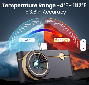 <span class=keywords><strong>Termocamera</strong></span> Thermal Master P3 con Risoluzione X³IR, Gamma di Alta Temperatura 600°C per <span class=keywords><strong>iPhone</strong></span> e Telefoni Android - Product Image 4