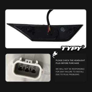 Feux latéraux LED TYPY pour Honda Civic 2016-2021, clignotants, lentille fumée, clignotants LED jaunes, accessoires de voiture - Product Image 4
