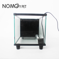 NOMOYPET Aquarium auto-circulant de taille moyenne pour tortues d'eau douce, écosystème sans changement fréquence de l'eau, avec système de filtration