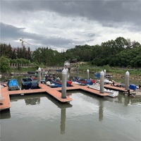 Pont flottant durable pour marina avec passerelle et ponton de quai