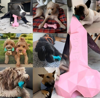 Os à mâcher pour chiens agressifs, grandes races, saveur bœuf véritable, jouets à mâcher pour chiens, presque indestructibles, jouets résistants pour chiens