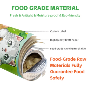 Tùy Chỉnh In Ấn Cấp Thực Phẩm Kraft Ống Nhôm Lá Nắp Giấy Thiếc Kim Loại Rỗng Thực Phẩm Có Thể - Product Image 3