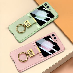 Anneau de galvanoplastie attaché en cuir antichoc étui à rabat étui de protection pour Samsung Galaxy <span class=keywords><strong>Z</strong></span> Flip 5 - Product Image 6