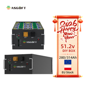 Batería de almacenamiento de energía doméstica LiFePO4 de 15KWh, 51.2V 280/304/314Ah, kit DIY 16S IP54 con disyuntor activo, en stock en Polonia, UE - Product Image 1