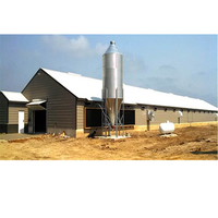 Bâtiment préfabriqué à structure métallique Hangar pour vaches laitières Maison pour élevage de chèvres Cadre en acier léger Étable à chevaux Structure en acier Maison pour volailles