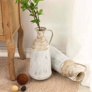 Jarrones de flores de hierro hechos a mano para decoración de sala de estar, jarrones con forma de flor, tamaño personalizado, precio barato, venta al por mayor - Product Image 1