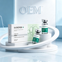 Sérums d'exosomes lyophilisés OEM personnalisés, 2 flacons, technologie lyophilisée pour préserver les nutriments actifs, stimulent la repousse continue des cheveux