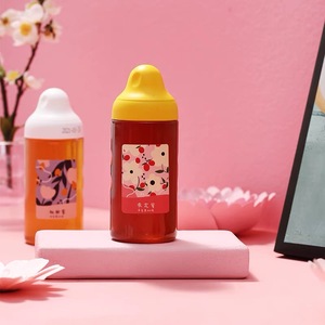 新しい2021メーカーハニースクイーズボトル食品グレードペットプラスチックソースボトル、プラスチック蓋付き - Product Image 3