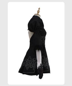 <span class=keywords><strong>Nier</strong></span> <span class=keywords><strong>Automata</strong></span> personnage féminin <span class=keywords><strong>Cosplay</strong></span> Anime robe YoRHa n ° 2 Type B Halloween Performance Costume ensemble - Product Image 6