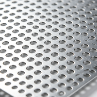 Tôle perforée en acier inoxydable, panneau à trous ronds pour filtration, protection des machines et décoration de construction