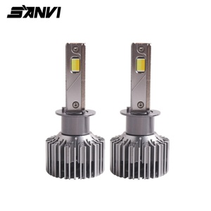 SANVI New V5pro Smart App Control LED Headlights 6000K-3000K White Yellow Led Bulbs Car Accessories - Product Image 1