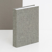 Vert Fine Art Classique Vintage Faux Lin Couverture Factice Livres Décoratifs Boîtes Table Basse Décor Couverture Rigide Lin Livre Hardcover