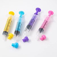 Seringue en plastique PET de 5 ml et 10 ml, outil de distribution direct usine avec embout Luer Lock pour l'alimentation et la distribution de liquides pour animaux de compagnie