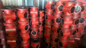 समुद्री कास्ट आयरन ओवरफ्लो दृष्टि ग्लास जी के फ्लैंगड पाइप फिटिंग - Product Image 3