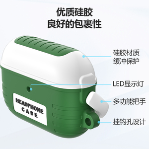 Soonleader 2024, Proveedor Chino, Nueva Funda para Auriculares de Moda, Elegante y Duradera, de TPU y Silicona Antiamarillamiento para <span class=keywords><strong>AirPods</strong></span> Pro <span class=keywords><strong>2</strong></span> - Product Image 6