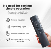 Q5 +-Souris gyroscopique à commande vocale avec microphone, gyroscope 3 axes, télécommande pour Smart TV Android Box, en stock