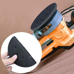Tampon de ponçage noir de 5 pouces à 8 trous, sans poussière, avec support auto-agrippant, accessoires de ponçage pour polissage automobile - Product Image 5