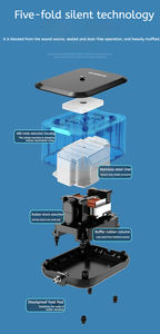 Pompe à air d'<span class=keywords><strong>aquarium</strong></span> SUNSUN intelligente série YT, ultra silencieuse et économe en énergie, pour l'élevage de poissons, petits aquariums et utilisation extérieure - Product Image 5