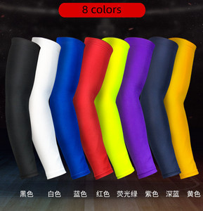 Custom Men Gym Running gomito compressione protettiva basket <span class=keywords><strong>pallavolo</strong></span> calcio Sport Uv Sun ciclismo Ice Silk Cool Arm Sleeve - Product Image 5