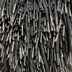 Bán Buôn 5Mm Polyester Dây Kéo Sợi Dây Thừng Trong Màu Sắc Khác Nhau Với Lời Khuyên Kim Loại Cho Hàng May Mặc Túi Giày Nhà Dệt May - Product Image 2