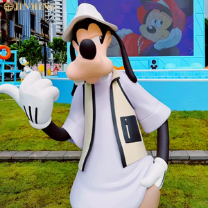 Cuộc Sống Kích thước nhân vật hoạt hình tượng sợi thủy tinh <span class=keywords><strong>Mickey</strong></span> và Minnie Chuột điêu khắc lớn phim hoạt hình tượng - Product Image 2