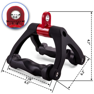 Accesorio de <span class=keywords><strong>Polea</strong></span> Alta con <span class=keywords><strong>Agarre</strong></span> en V para Máquina de Cable - Herramienta de Ejercicio de Espalda con <span class=keywords><strong>Agarre</strong></span> <span class=keywords><strong>Ancho</strong></span>/Estrecho para Remo y Entrenamiento de <span class=keywords><strong>Polea</strong></span> Alta - Product Image 3