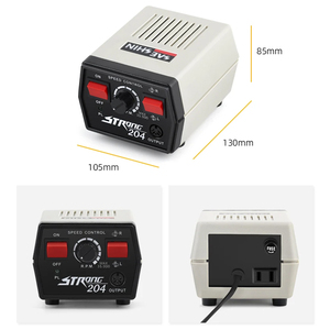 Micromotor fuerte de 65W 204 35000RPM 102L 102 pieza de mano Dental fuerte micromotor de laboratorio máquina de manicura taladro de uñas de plástico - Product Image 2