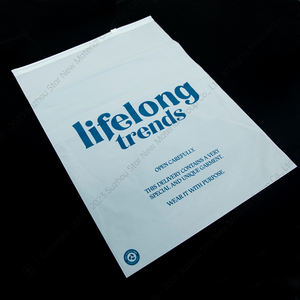 XCGS PBAT 100% geri dönüşüm biyobozunur Zip çanta konfeksiyon ürün ambalajı için Compostable fermuarlı çanta - Product Image 5