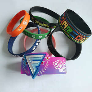 Su misura Braccialetti di Gomma di Silicone Elastico Da Polso Fascia Della Mano - Product Image 4