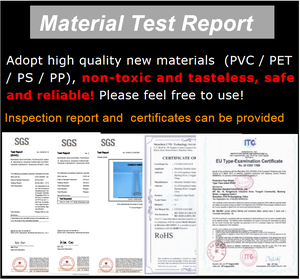 กล่องพลาสติกใสทรงสี่เหลี่ยมสำหรับโชว์เค้ก ทำจากวัสดุรีไซเคิล - Product Image 6
