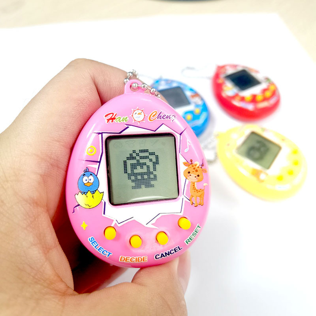 Electronic Pets Nostalgic Electronic Pet Game Toy uni Animal Egg Keychain Giga Virtual Digital Pets