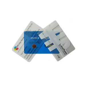 OEM Produttore di plastica trasparente smart card trasparente nfc biglietto da visita