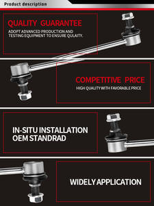 TENGOOD Usine de vente en gros de pièces de suspension automobile Liens de barre stabilisatrice stabilisatrice pour TOYOTA COROLLA 48820-47010 54830-0U000 - Product Image 4