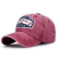 Casquette de baseball personnalisée pour adultes, en coton lavable, avec logo brodé exclusif en forme de bec de canard, protection solaire, design coloré
