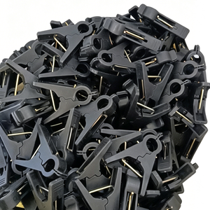 Clips de greffage à ressort en plastique pour tomates, supports pour plantes, clips de greffage pour mangues, clips de tomates en plastique, couleur blanche, noir - Product Image 5