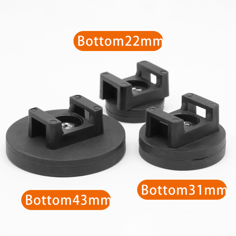 magnetic zip tie cable holder
