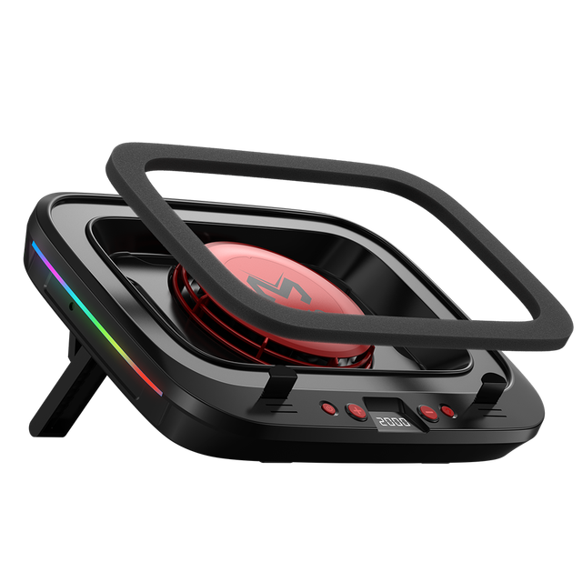 Laptop Cooling Pad RGB Gaming Notebook Cooler Cooling Pad for Laptop Cooler 30W Cooling