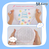 Couches pour enfants de qualité supérieure, couches en coton biologique, feuille supérieure 3D, prévention des fuites, tissu non tissé, faible MOQ, nouveau-né