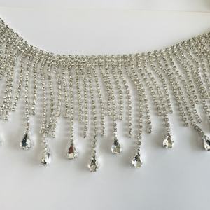 In Stock di Design di lusso con strass diamantato catenina con fiocco e catena di cristallo In vita per abiti da festa gioielli - Product Image 2