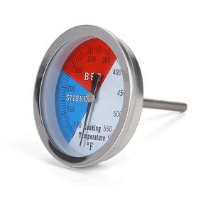 Thermomètres analogiques de four bimétal en acier inoxydable de 2 pouces pour barbecue - Product Image 3