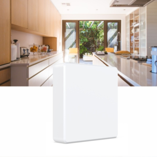 Tuya ZigBee Wired Smart Gateway Hub Portable ABS Material Security Alarm Kit for Home Office Automation WiFi Network Compatible