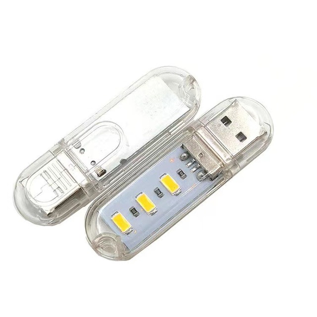 Promotional USB Gadget LED Book Light Flexible LED USB Reading Lamp DC 5V Nightlight for Power Bank Computer Notebook Laptop