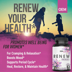 Chaste Berry tâm trạng & Hàng tháng Thời gian sức khỏe thuốc phụ nữ hormone cân bằng chu kỳ kinh nguyệt hỗ trợ cứu trợ PMS Viên nang vitamin - Product Image 6