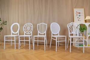 Popular precio barato Silla <span class=keywords><strong>de</strong></span> boda patrón <span class=keywords><strong>de</strong></span> flores silla trasera en uso <span class=keywords><strong>de</strong></span> silla <span class=keywords><strong>de</strong></span> plástico blanco para <span class=keywords><strong>alquiler</strong></span> <span class=keywords><strong>de</strong></span> comedor <span class=keywords><strong>de</strong></span> eventos - Product Image 6
