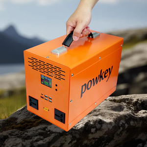 Station d'alimentation portable LiFePO4 à prix avantageux, capacité 600W 2000Wh, générateur solaire avec contrôleur MPPT - Product Image 1