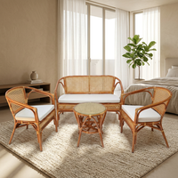 Ensemble de salon CINAMN LIVING SET, canapé et table basse modernes, design minimaliste chic et confortable pour hall d'hôtel, vente en cours